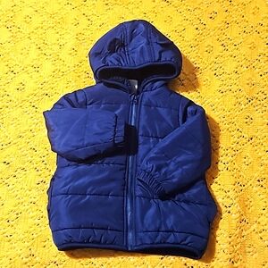 Navy baby boy winter jacket